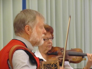 Liisa Hillman ja Kari Eskola Lehmirannan lomakeskuksessa 2014